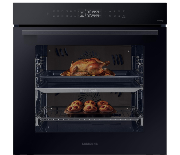 Piekarnik Samsung NV7B42251AK U2 Dual Cook Elektryczny WiFi kataliza Czarny A+ - 1272814 - zdjęcie 6